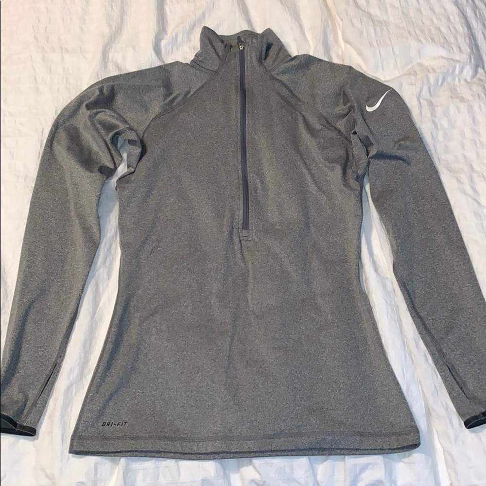 Nike Pro Hyperwarm Half-Zip Size Medium - image 1